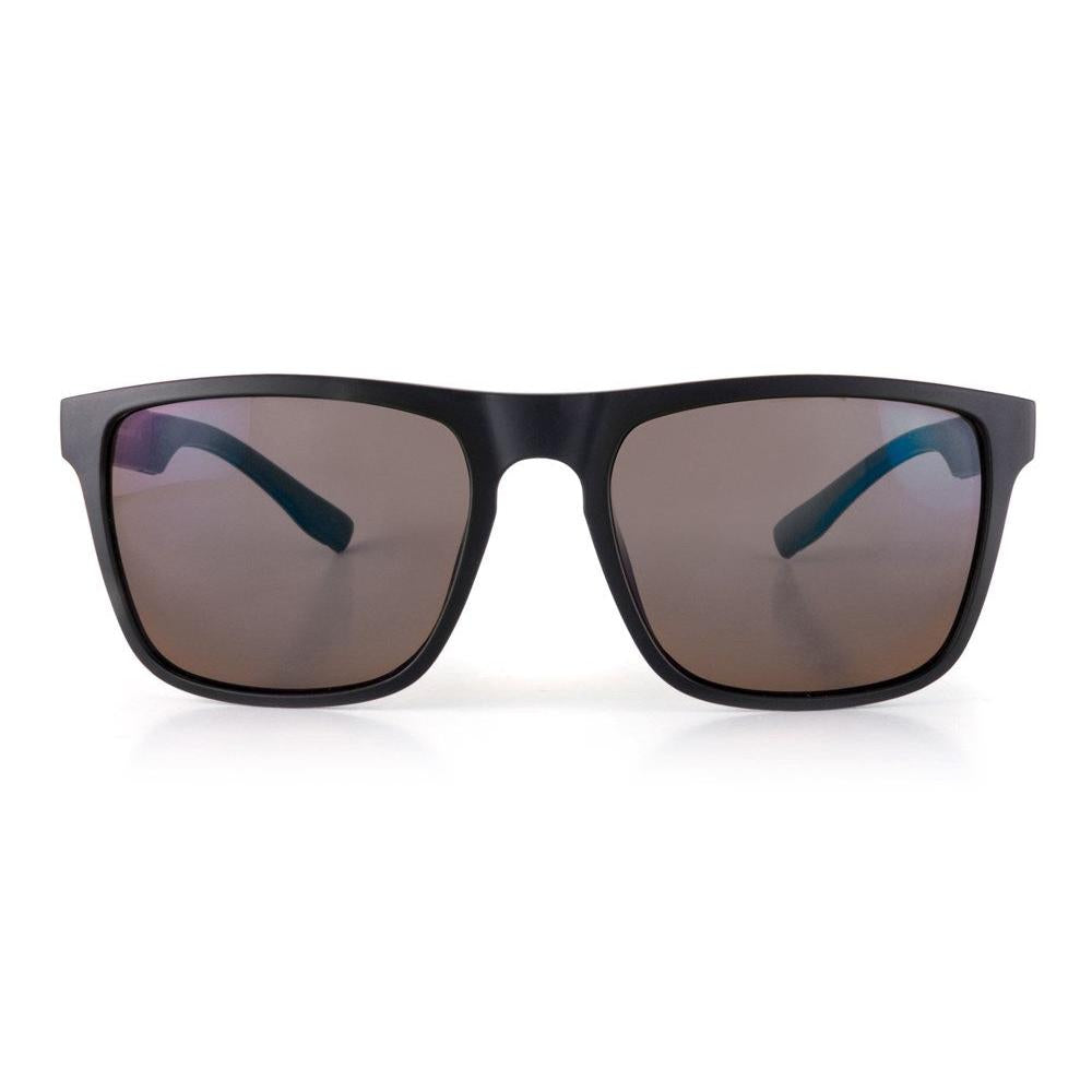 Sundog Rea Matte Black/Brown Flash Mirror Lens Sunglasses