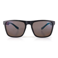 Sundog Rea Matte Black/Brown Flash Mirror Lens Sunglasses