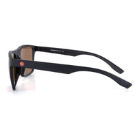 Sundog Rea Matte Black/Brown Flash Mirror Lens Sunglasses