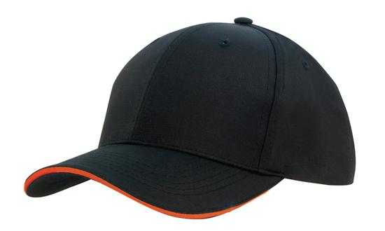 Custom Logo Headwear Canada Sports Ripstop Cap with Sandwich Trim