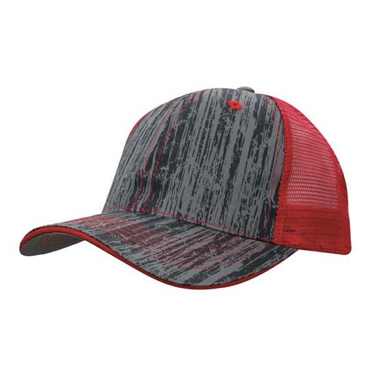 Custom Logo Headwear Canada Wood Printed With Mesh Back || 4144