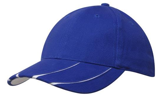 Custom Logo Headwear Canada Brushed Heavy Cotton with Laminated Two-Tone Peak