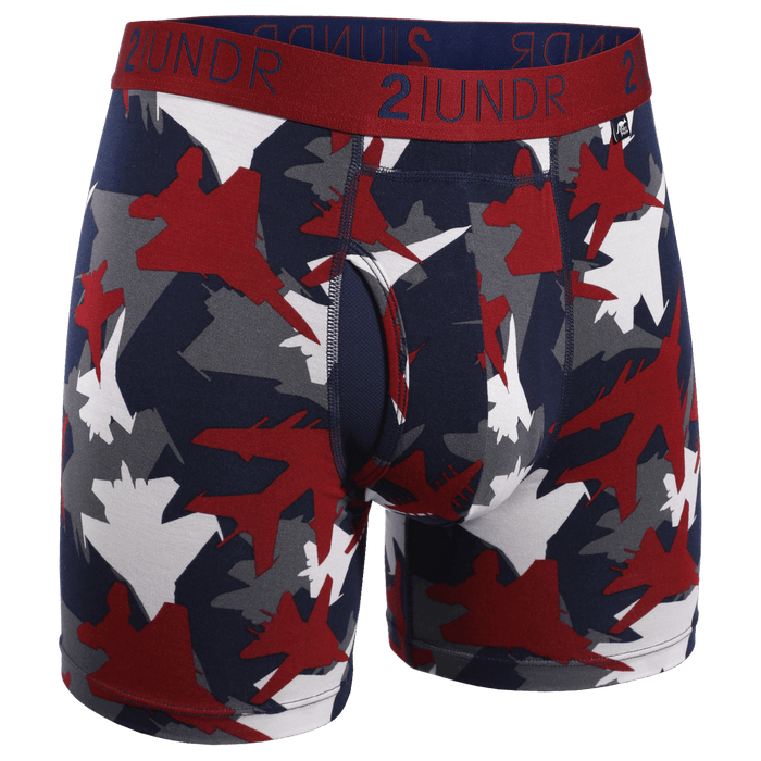 2UNDR 3 Pack - Swing Shift Boxer Brief - Astro Eagles/Top Gun/Office Jets