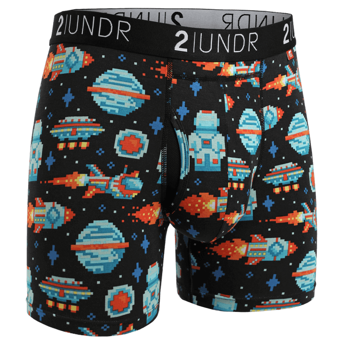 2UNDR 3 Pack - Swing Shift Boxer Brief - Galactica/Boom Time/Hot Air