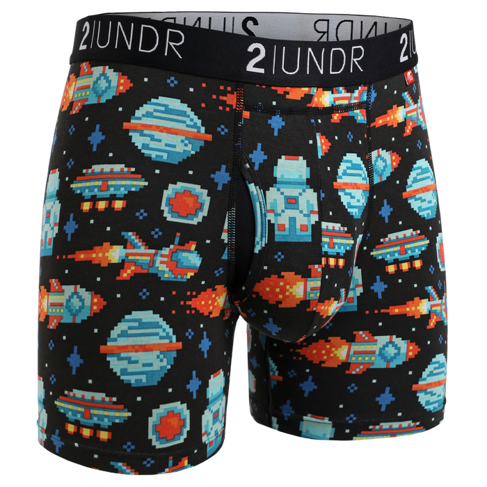 2UNDR 3 Pack - Swing Shift Boxer Brief - Galactica/Boom Time/Hot Air