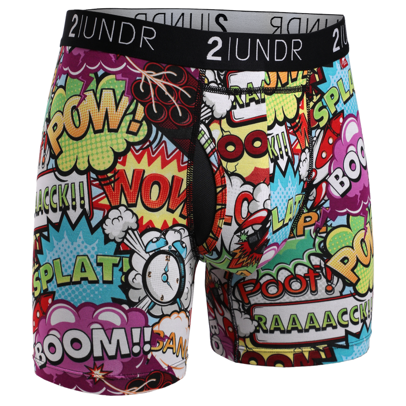 2UNDR 3 Pack - Swing Shift Boxer Brief - Galactica/Boom Time/Hot Air