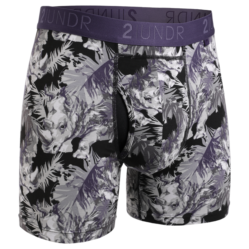 2UNDR 3 Pack - Swing Shift Boxer Brief - Great White/Rhino/Parrot