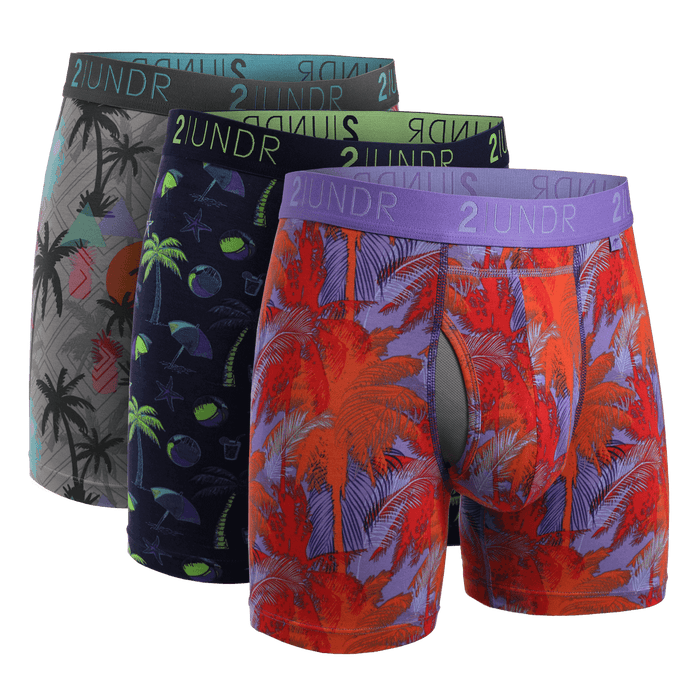 2UNDR 3 Pack - Swing Shift Boxer Brief - La Quinta/Oasis/Sunburn