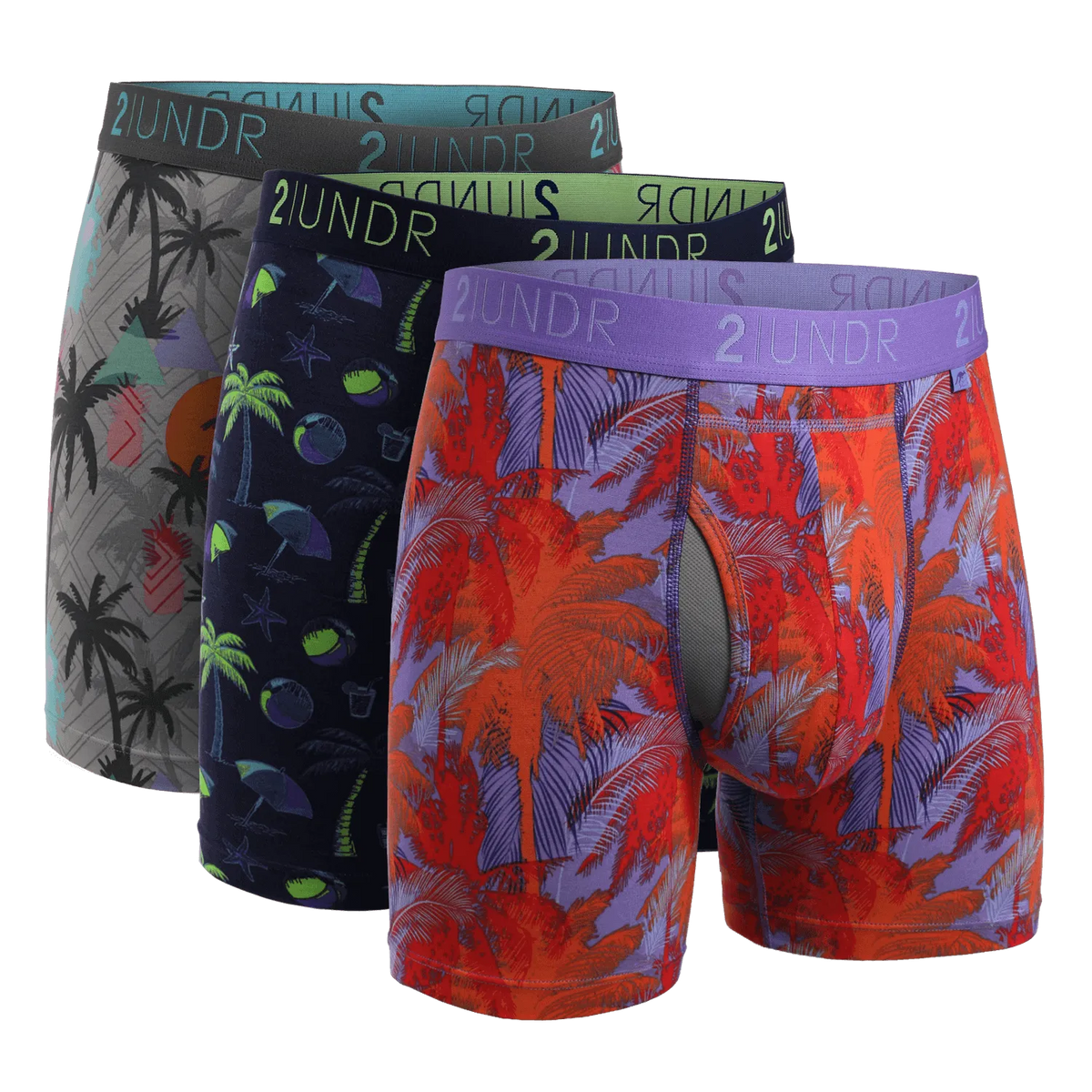 2UNDR 3 Pack - Swing Shift Boxer Brief - La Quinta/Oasis/Sunburn