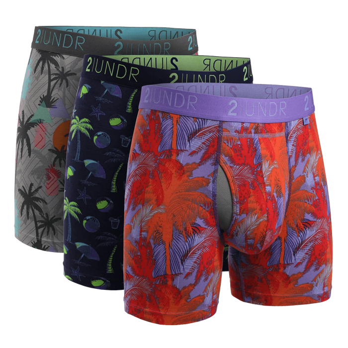 2UNDR 3 Pack - Swing Shift Boxer Brief - La Quinta/Oasis/Sunburn