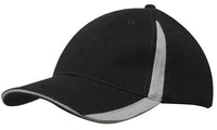 Custom Logo Headwear Canada Brushed Heavy Cotton with Inserts on the Peak & Crown