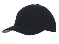 Custom Logo Headwear Canada Premium American Twill with Contrast Peak Under