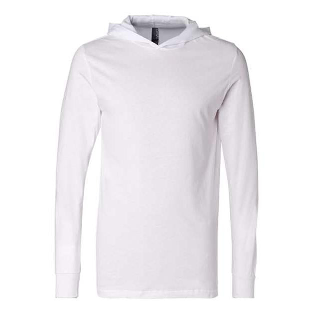 Unisex Jersey Hooded Long Sleeve Tee