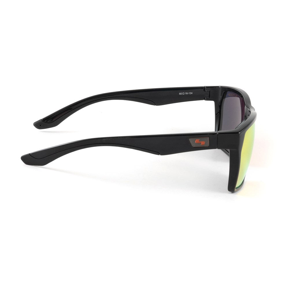 Sundog PROPEL Shiny Black/Brown-Orange RVO Polarized Lens Sunglasses