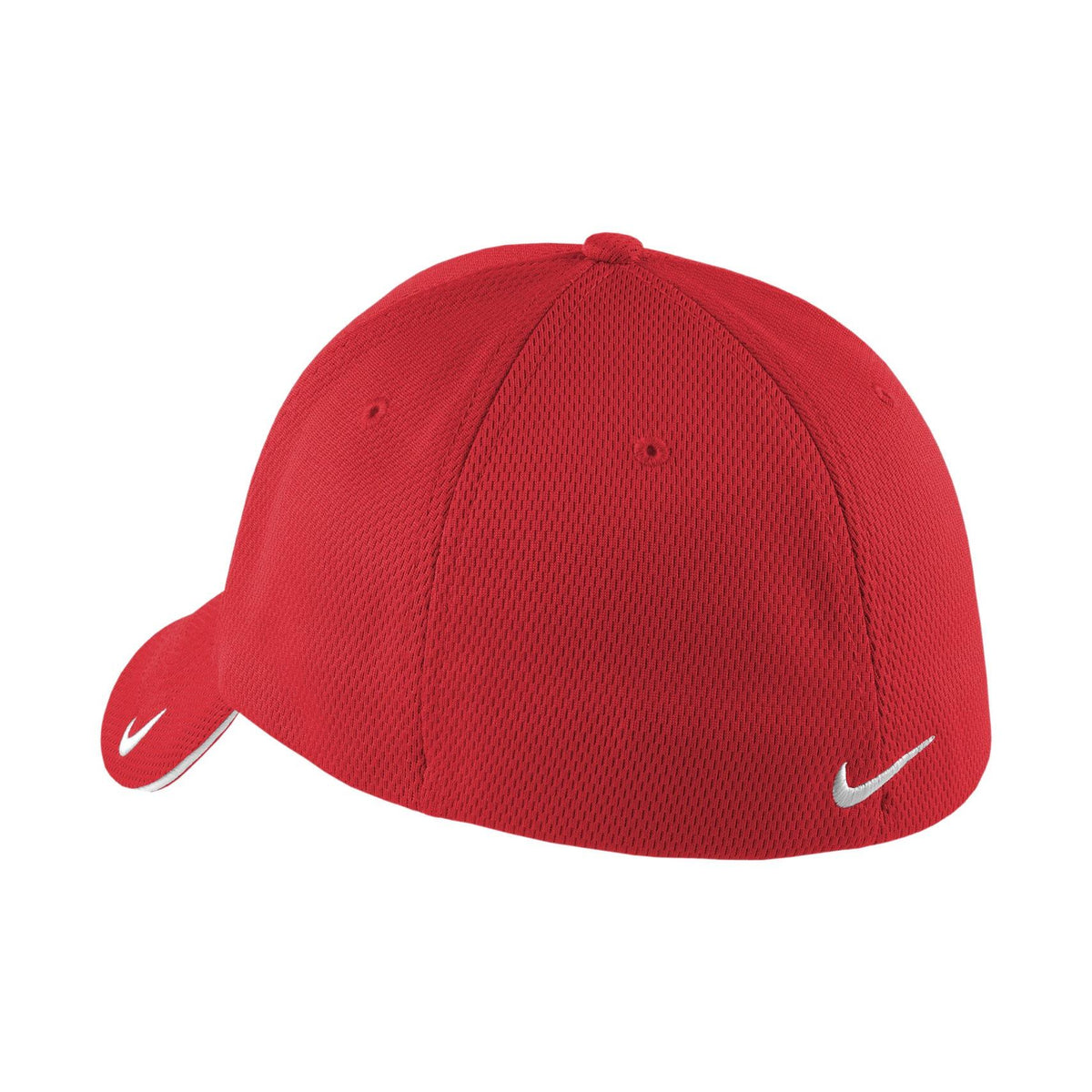 Nike Dri-FIT Mesh Swoosh Flex Sandwich Cap - Sport Red