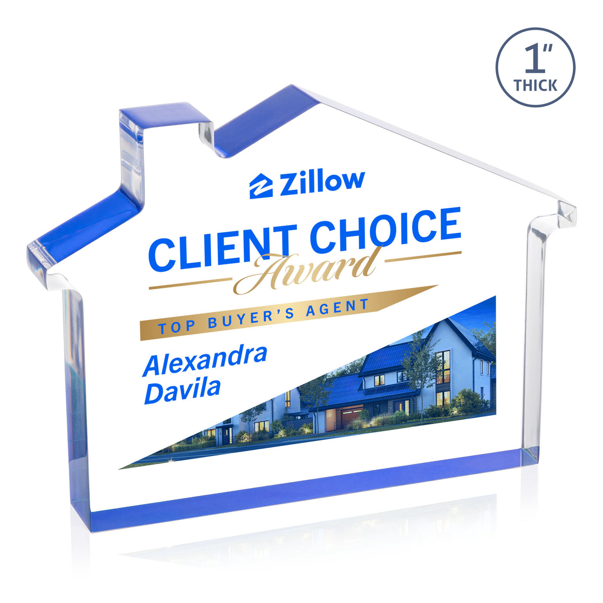 Custom Logo Homestyle VividPrint™ Award - Blue