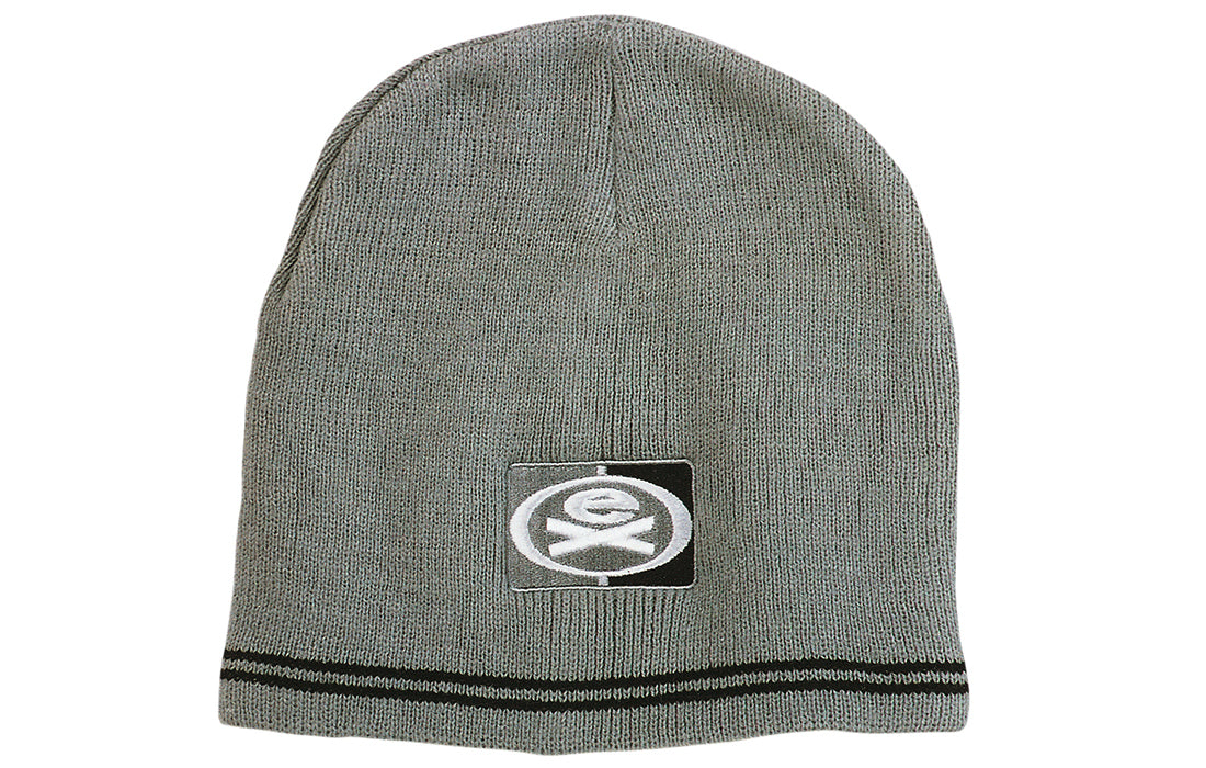 Custom Logo Headwear Canada Skull Acrylic Beanie - Toque with Stripes