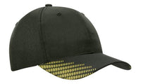 Custom Logo Headwear Canada Breathable Poly Twill with Peak Flash Print