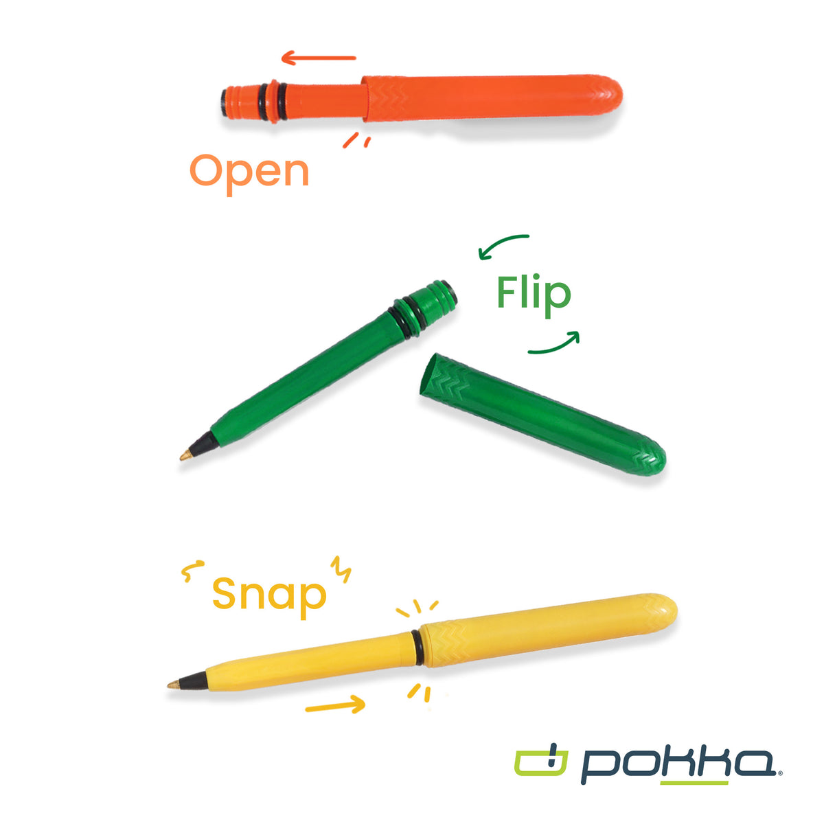 Open. Flip. Snap.