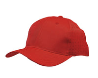Custom Logo Headwear Canada Breathable Poly Twill with circle perforations