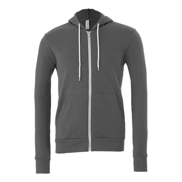 Unisex Sponge Fleece Full-Zip Hoodie Sweatshirt