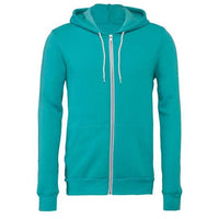 Unisex Sponge Fleece Full-Zip Hoodie Sweatshirt