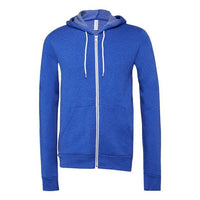 Unisex Sponge Fleece Full-Zip Hoodie Sweatshirt