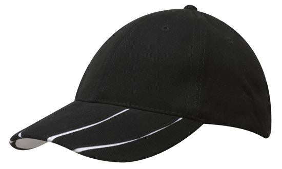 Custom Logo Headwear Canada Brushed Heavy Cotton with Laminated Two-Tone Peak
