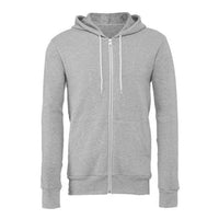Unisex Sponge Fleece Full-Zip Hoodie Sweatshirt