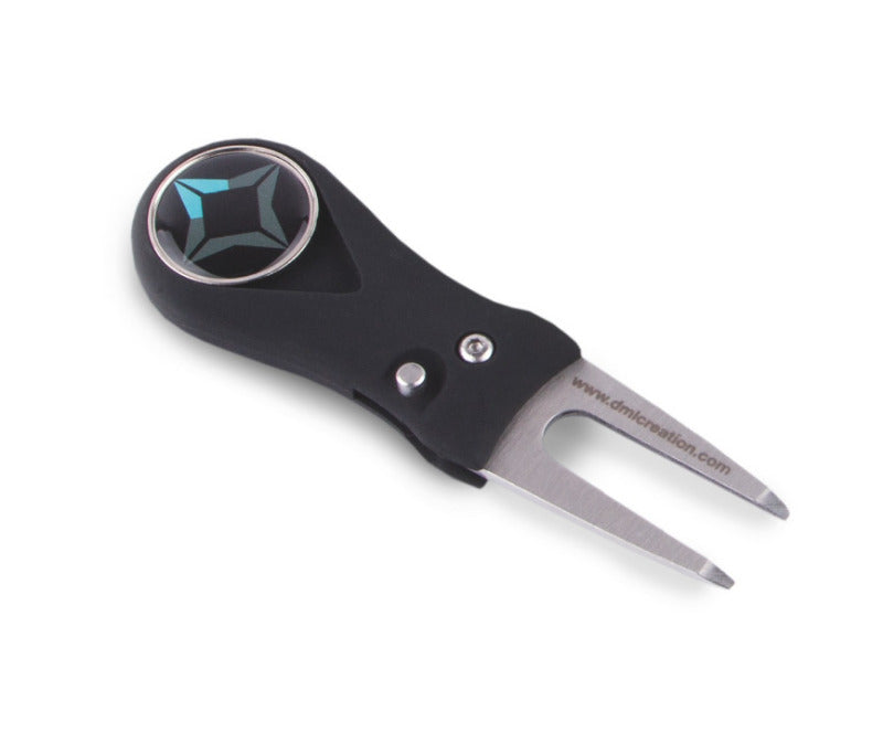 Custom Logo Golf Divot Tool with Epoxy Ball Marker