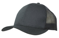 Custom Logo Headwear Canada Recycled Breathable Poly Twill with Mesh Back Cap