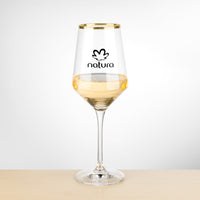 Custom Logo Tucson Gold Rim Wine - Imprinted
