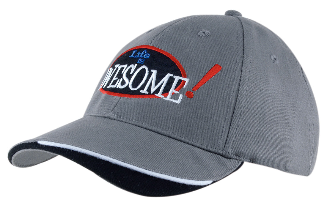 Custom Logo Headwear Canada Brushed Heavy Cotton with Indented Peak