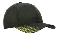 Custom Logo Headwear Canada Breathable Poly Twill with Peak Flash Print