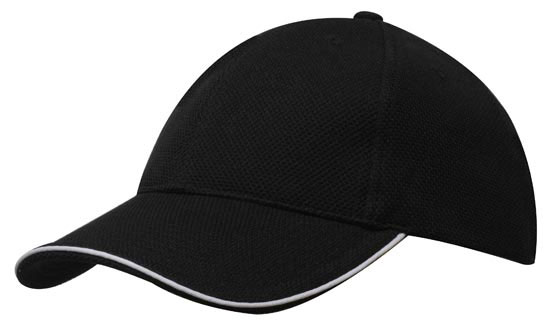 Custom Logo Headwear Canada Double Pique Mesh with Open Sandwich