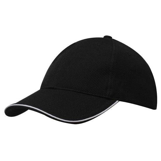 Custom Logo Headwear Canada Double Pique Mesh with Open Sandwich