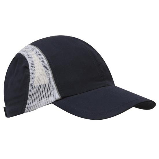 Custom Logo Headwear Canada Micro Fibre & Mesh Sports Cap with Reflective Trim