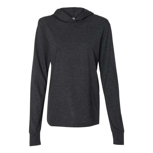 Unisex Jersey Hooded Long Sleeve Tee