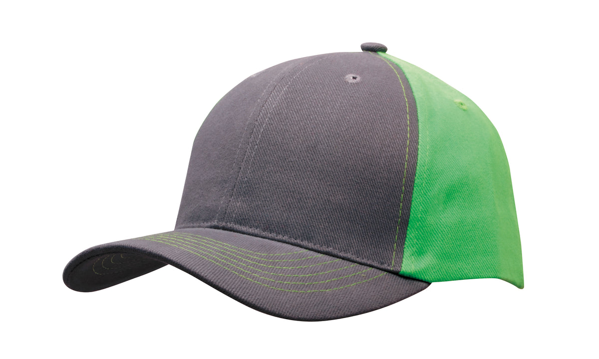 Custom Logo Headwear Canada Brushed Heavy Cotton Contrast Cap
