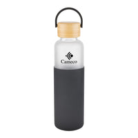 Custom Logo Pando Borosilicate Bottle & Silicon Sleeve - 20oz