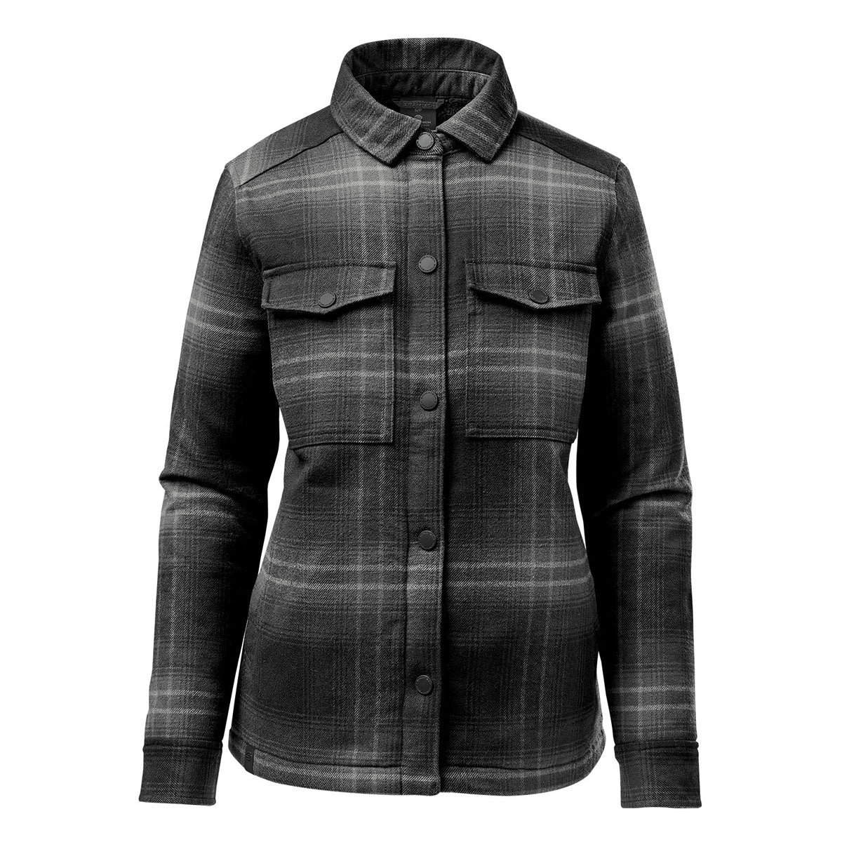 Custom Logo Stormtech Women's Highland Sherpa Lined Plaid Jacket
