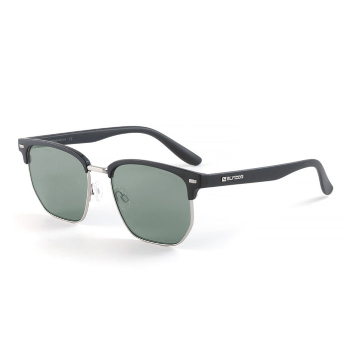Sundog GENIUS Matte Black Matte Gunmetal Accents/G15 Flash Mirror Lens Sunglasses