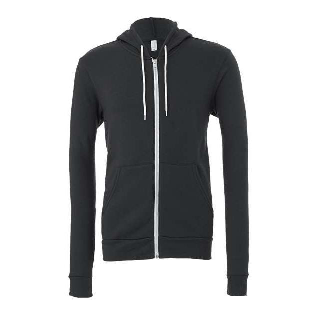 Unisex Sponge Fleece Full-Zip Hoodie Sweatshirt