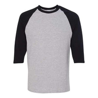 Unisex Heavy Cotton™ Raglan Three-Quarter Sleeve T-Shirt