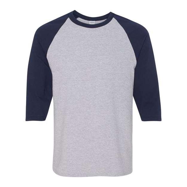 Unisex Heavy Cotton™ Raglan Three-Quarter Sleeve T-Shirt