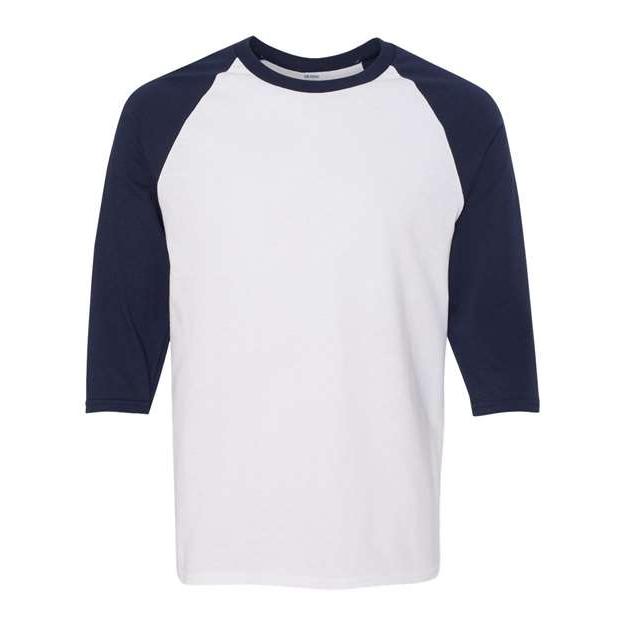 Unisex Heavy Cotton™ Raglan Three-Quarter Sleeve T-Shirt