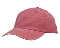 Custom Logo Headwear Canada Enzyme Washed Pigment Dyed Cotton Twill Cap