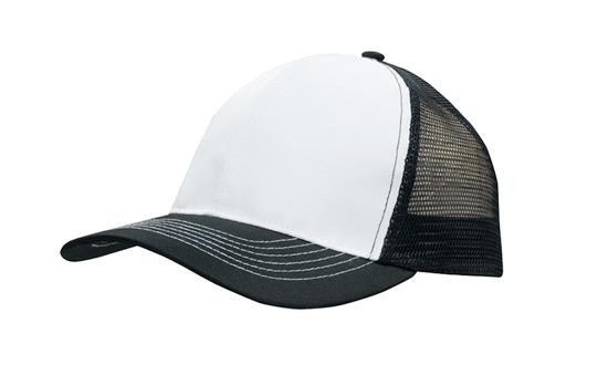 Custom Logo Headwear Canada Breathable Poly Twill With Mesh Back