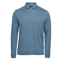 Custom Logo Stormtech Men's Nevada L/S Micro Pique Polo