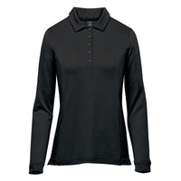 Custom Logo Stormtech Women's Nevada L/S Micro Pique Polo